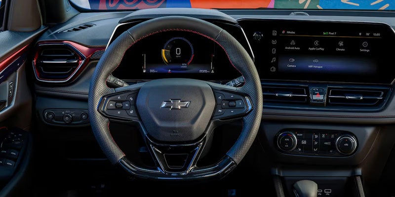 Steering wheel and digital dashboard display